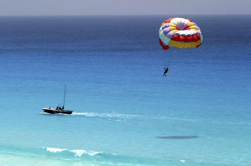 Parasailing and attractions at Batu Ferringhi